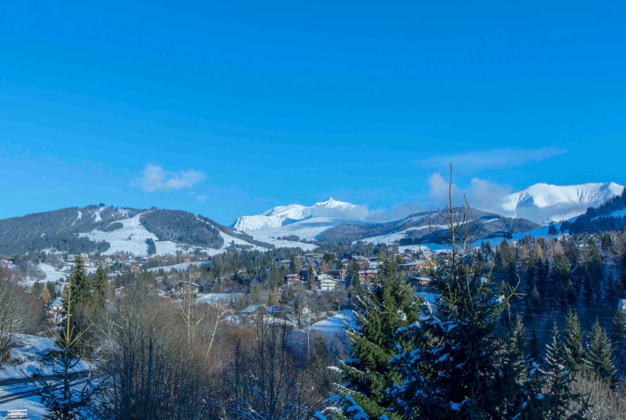 Close To The Village - Chalet 4 Bedrooms, Mont-Blanc View Megève Exteriér fotografie